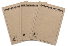 | Bullet Notebook – Mini Dot Grid Notebook (3 pack) | 5″ x 7″, 60 pp. – Durab…