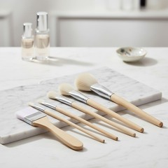 Mop Brush for Acrylic Painting 7Pcs Professional Artist Paint Brush Set Assorted