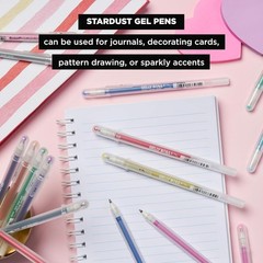 SAKURA 57913 16-Piece Gelly Roll Stardust Assorted Colors Cube Collection Glitte