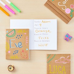 Bulk Notebooks – A6 4 x 6-Inch, Kraft, Unlined, Pack of 24 – Blank Sketchbook…