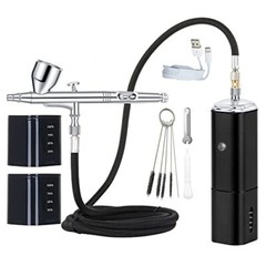Airbrush kit with Compressor Potable Cordless Air brush Spray Gun Painting Pen