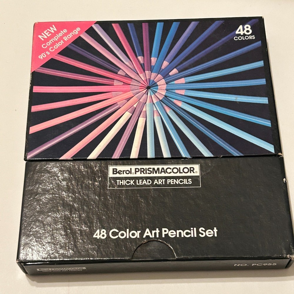 Berol Prismacolor 24 Color Art Pencil Set Multicolor Thick Lead Art Pencils