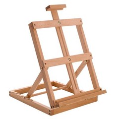 U.S. Art Supply Venice Heavy Duty Tabletop Wooden H-Frame Studio Easel – Artists