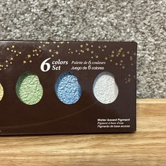 GANSAI TAMBI PEARL COLORS 6 Colors Set Water-based Pigment (MC20PC/6V) Kuretake
