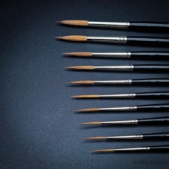 Rosemary Series 44 Pure Kolinsky Sable Rigger Brush Range Singles Fast Shipping