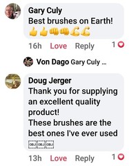 Von Dago Lettering Outlining Detail 6 Brush “Pro Series” SET ~ FREE SHIPPING