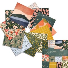 Scrapbook Paper Pad,Cardstock Decorative Craft Papers,6″X6″ 12 colors