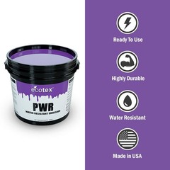 Ecotex® PWR Screen Printing Emulsion (Pint – 16 Fl Oz (Pack of 1), Purple
