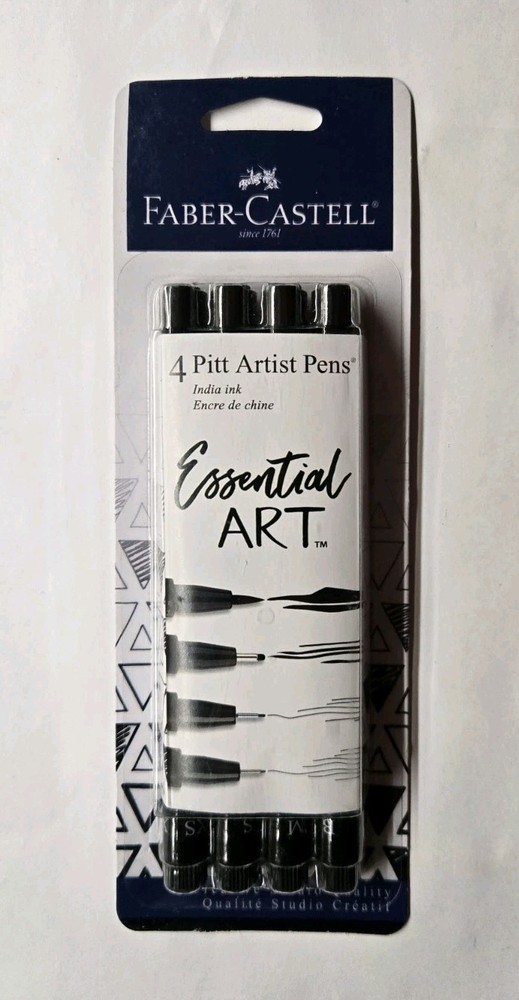 Faber-Castell Pitt Arist Pens, Essential Art 4 pack NEW