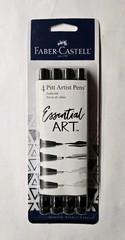 Faber-Castell Pitt Arist Pens, Essential Art 4 pack NEW