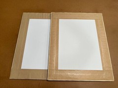 12 Pack Blank Foam Canvas Wall Art Boards DIY Paint Crafts White Natural Cream