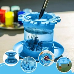 Foldable Paint Brush Cleaner Rinse Cup,Washable Silicone All-in-one Brush 1 Pack