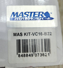 Master Gravity Feed Airbrush Kit with Mini Air Compressor VC16-B22