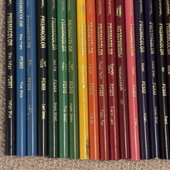 Vtg Sanford Prismacolor Colored Pencils Lot Of 24 Art Supplies