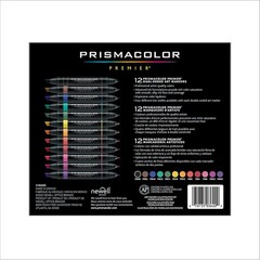 Alcohol-Based Ink Art Markers, Chisel and Fine Tips, 12 Pack