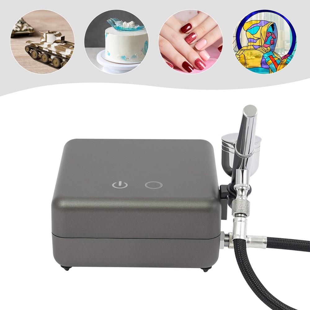 Multi-Purpose Airbrushing Tool Kit High Pressure Airbrush Kit W/ Air Compressor
