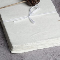 50 Count Rough Watercolor Paper, 9.5×12.5 in, Handmade Cotton Sheets