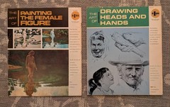 2 Grumbacher Paperback Books Art of Painting Female Figure Drawing Heads Hands