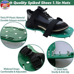 9 Inch Screed Spiked Roller Self Leveling Concrete Epoxy Green
