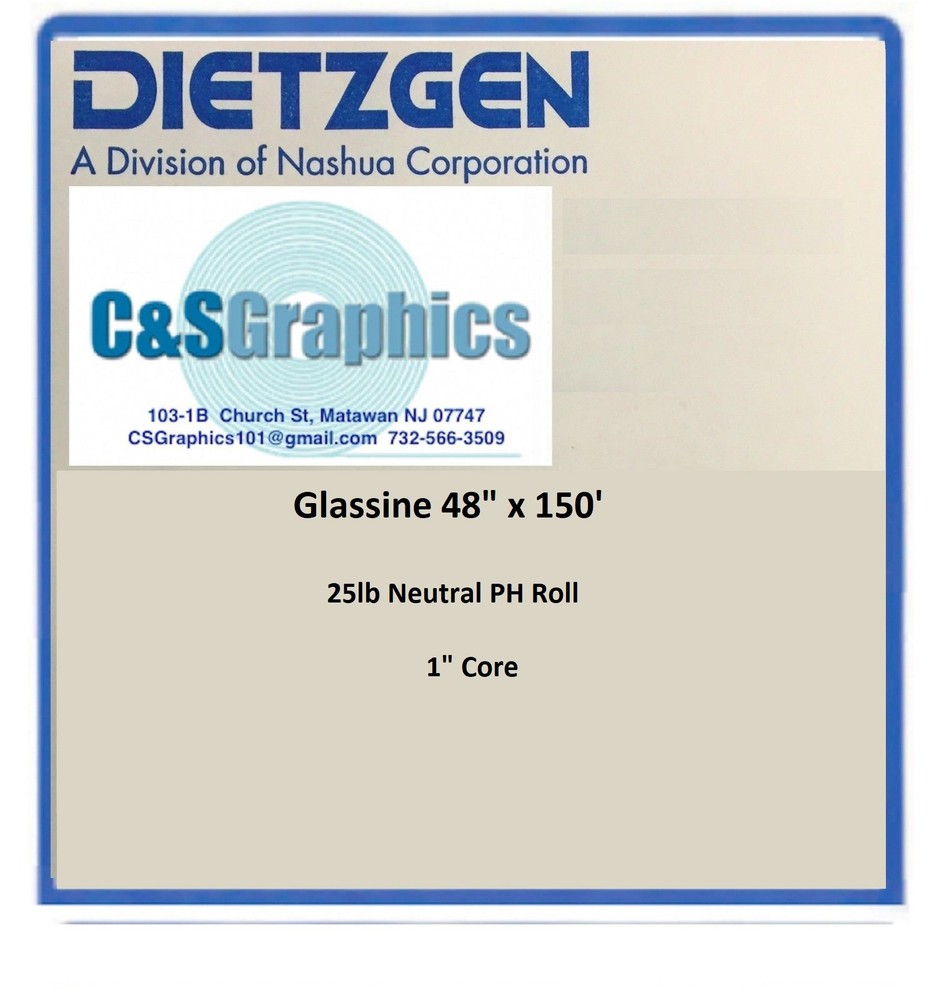 Glassine Neutral pH Paper Roll 48″ x 150ft