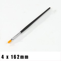 Artists Brush Flat Paint Brushes Nylon Hair Making Art Oil Watercolour 4 – 14mm
