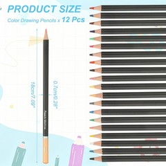 12Pcs Beige Color Drawing Pencils for Adult Coloring Books