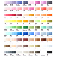 Copic Sketch Basic 72 Color Set Professional Dual Tip Art Markers Made in Japan