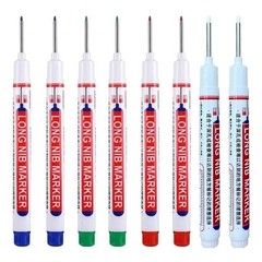Long Head Deep Hole Marker Pens, 8PCS Long Nib Marker 20mm Quick Dry Waterproof