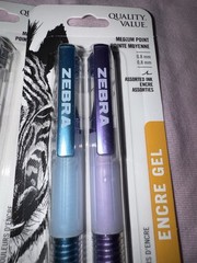 Zebra Gel Ink Stick Pens – 0.7mm – 6 Mixed Colors (3 packs of 2 pens)