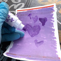 MODIFIED LAVENDER Uni Paint Marker PX-30 Broad Chisel Tip 8mm Graffiti Supplies