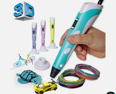 12 Color 3D Printing Pen 3D Drawing Pen with Led Display Filament Kid Gift####