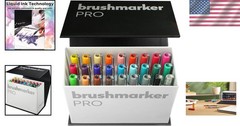 Professional Brush Marker Set 27pc Mini Box 26 Colors + Blender