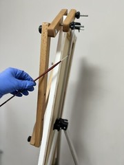 Artist mahl Stick for Steadying Painter Hand 38 ” in Length wood Rod
