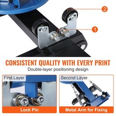 VEVOR Screen Printing Machine, 4 Color 1 Station 360° 4 1