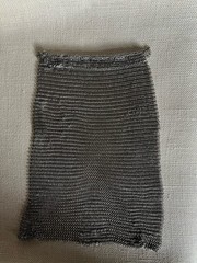 Metal mesh chain mail mesh craft supply 10 pieces Craft Art Purse repair lamp