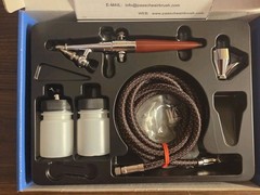 Paasche H Series Single Action Airbrush Set w/ 3 Heads H-3AS **NEW**