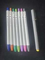 32 Staedtler Twin Tip Markers + 8 Zebra Clickart /Millipen Coloring & Felt Tip