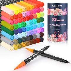 Creative 72 Colors Brush and Fine Tip Markers – Perfect for All Artistic Outlets