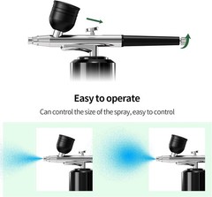 Airbrush Compressor Kit Spray Gun Dual Action Air Brush Paint