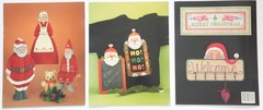 SET OF 9 Vintage Tole Painting Santa Books & Patterns by Margaret Wilburn