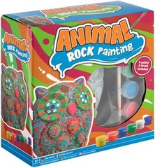 Grafix Rock Painting Owl Painting Stones Set