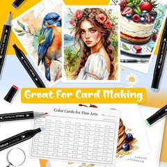 Professional Dual-Tip Alcohol Markers Set – 80 Colors for Drawing & Sketching
