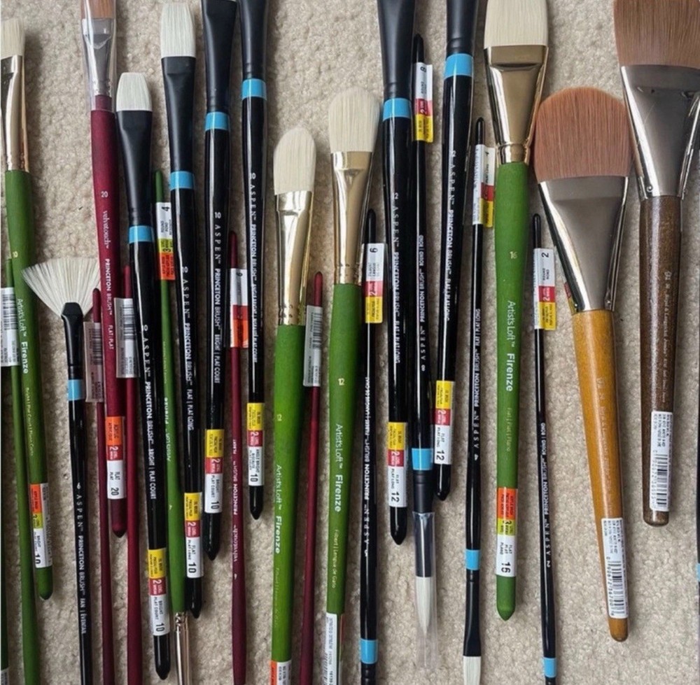 10 Random High End Paint Brushes. Master touch, Velvotouch Royal & Langnickel®