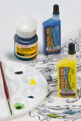 Translucent Mix Media Pigment-Based Drawing Ink 0.75 Oz Bottle Black