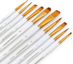 20pcs Artist Painting Brush Set for Acrylic Watercolor Gouache Hobby Craft Face