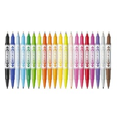 ZEBRA Water-based Pen Paper Mackie Extra Fine Red Purple 10 Pieces B-WYTS5-RP