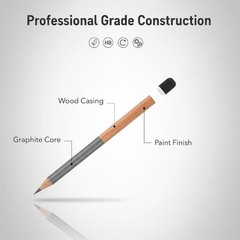 Sketch Pencils for Drawing, 14 Pack, Artist Graphite Pencils for Sketching 10…