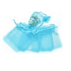 100Pcs Organza Bags – 2×3 Inches Drawstring Mesh Gift Bags for Jewelry, Weddi…