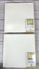Hand Made Modern 7″ x 7″ White Canvas Paint Painting Craft Art Supply Blank 2x