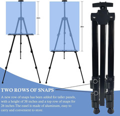 Art Painting Display Artist Easel Stand,Ns Jymb Portable Metal Adjustable Easels